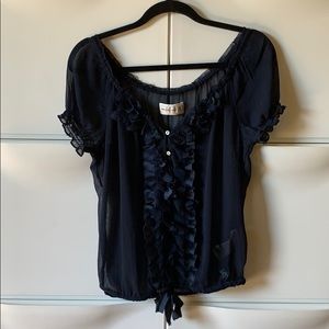 Abercrombie & Fitch Sheer Top